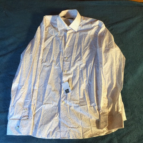 NWT Saks Fifth Avenue XXL Men’s Patterned Shirt - Picture 2 of 10
